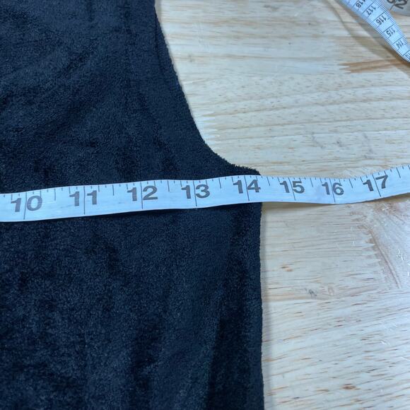 Theory NWT Micro Velvet Sleeveless Mini Dress Black Size P / XS Sheath V-Neck - Picture 7 of 12